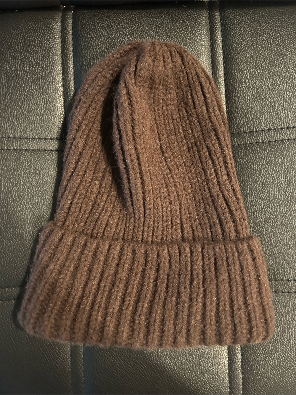 Primark Brown Ribbed Knit Beanie